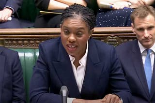 Kemi Badenoch drew attention to a series of gloomy fronts for Sir Keir Starmer